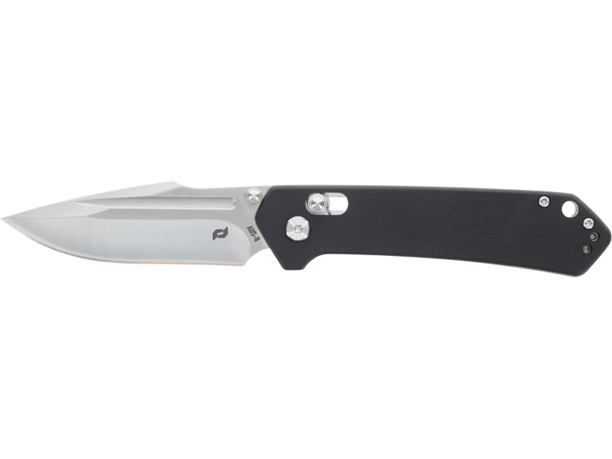 Schrade Divergent Pocket Knife 3.06″ Modified Drop Point AUS-8 Satin Blade G-10