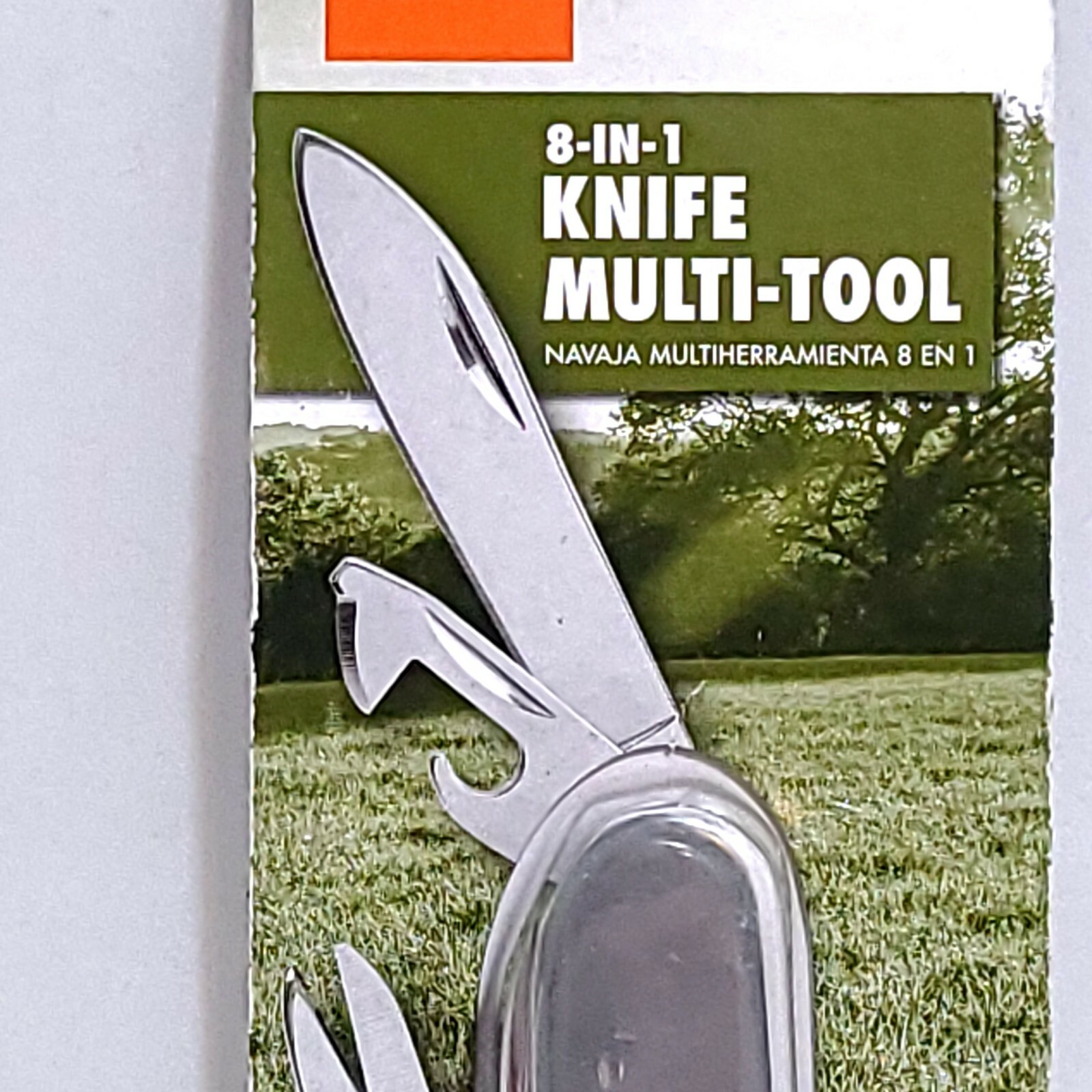 OZARK TRAIL 8 in 1 Knife Multi Tool 5102 Corkscrew Cork Borer Bottle Opener