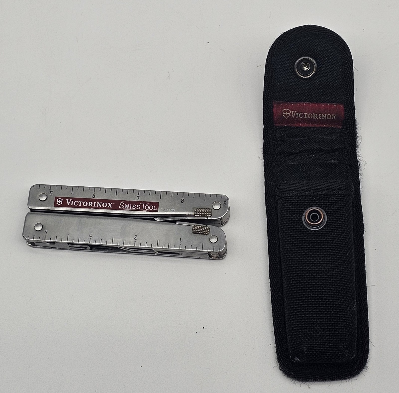 Victorinox SwissTool Multi-Tool Stainless Steel 10 Tools Silver with Sheath