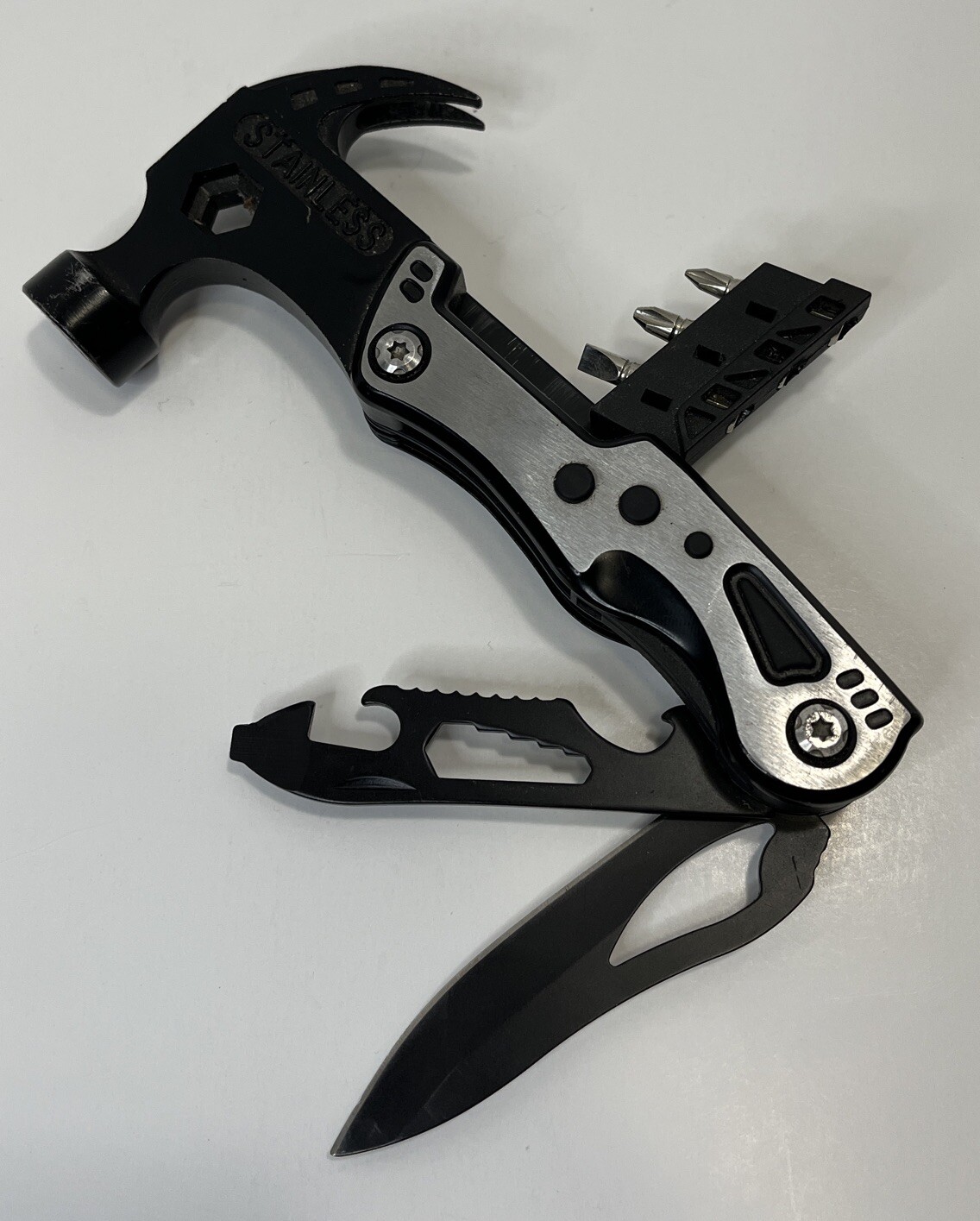 Outdoor Multi-function Tools Portable Folding Multi-function Hammer 11 Functions