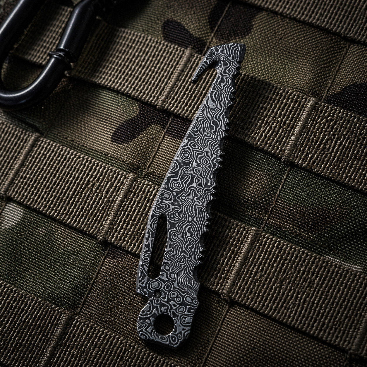 Custom VG10 Damascus (Serrated)Blade for LEATHERMAN SURGE – CNC, 60HRC
