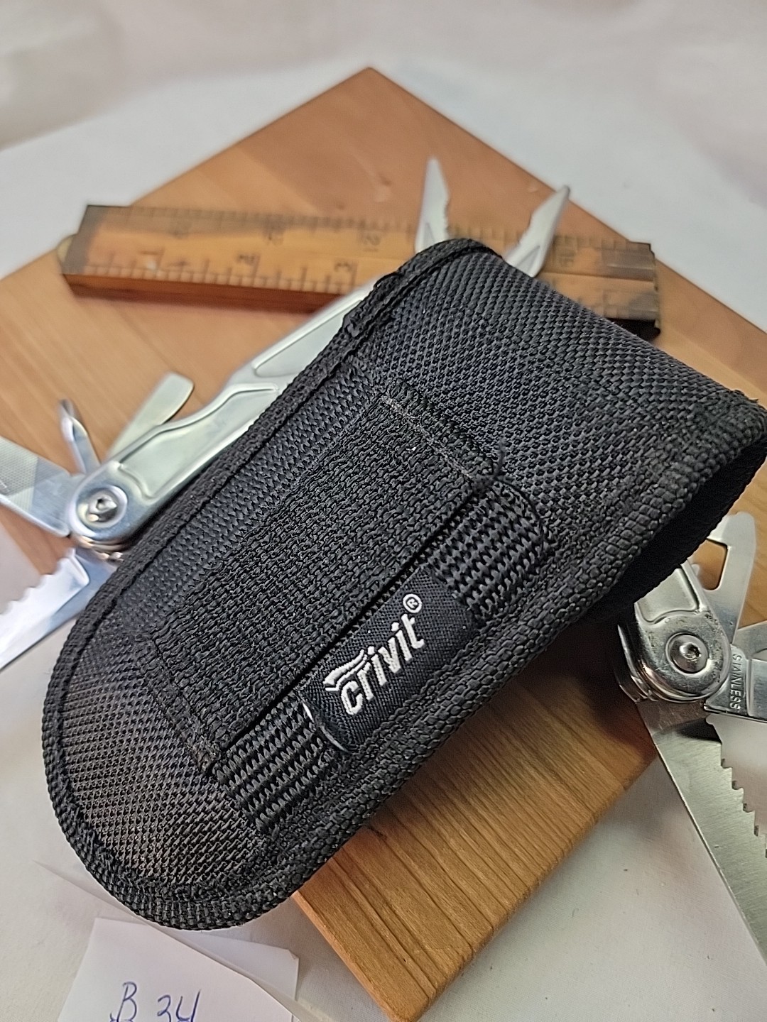 Kobalt Multi-tool Pocket Knife 9 Blade With Sheath Heavy Duty