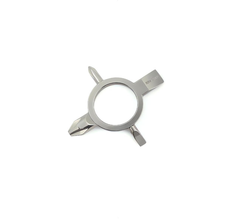Screwdriver Keychain with Phillips and Flat Head – Tiny EDC Pocket Tool (#1, #2)