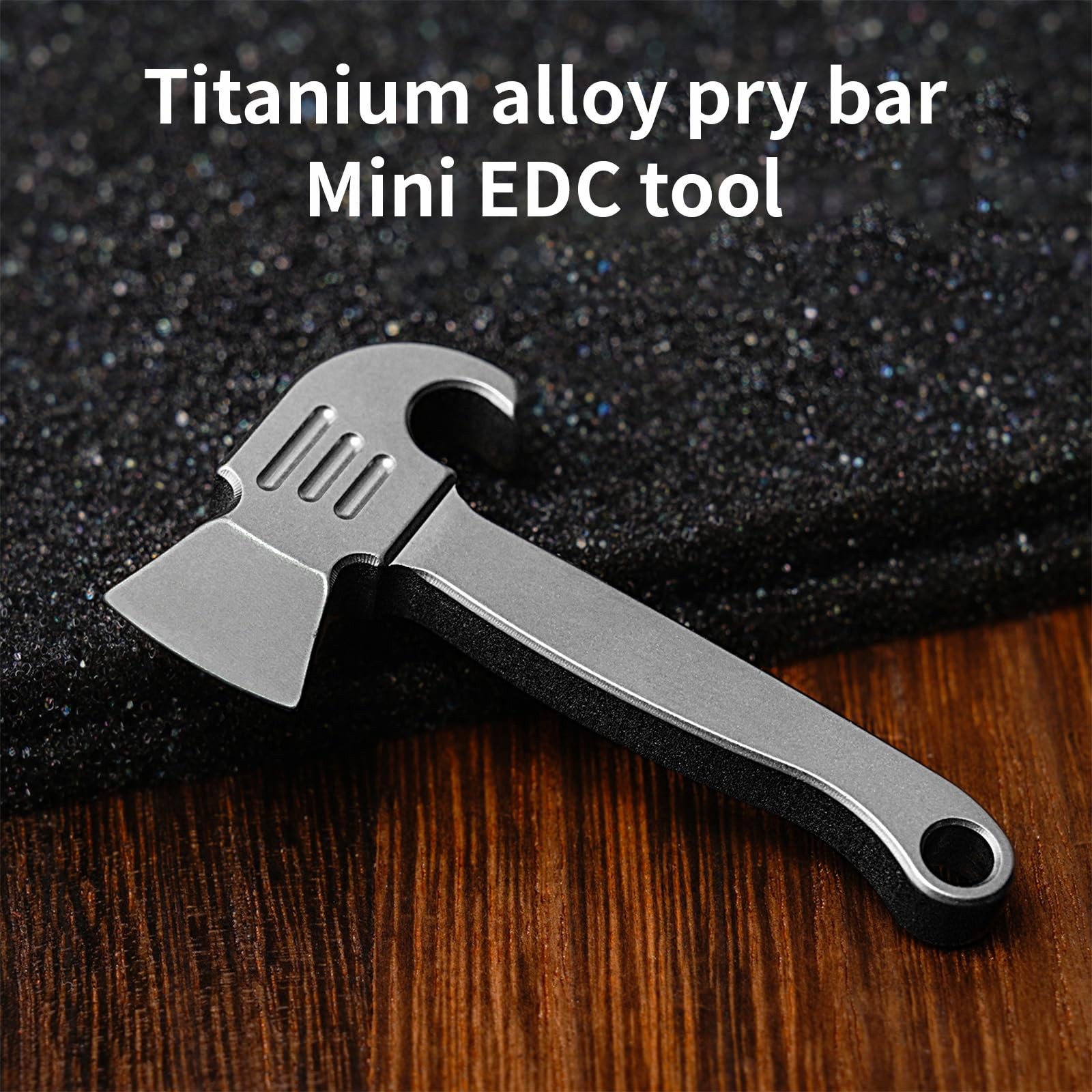 Titan EDC Crowbar, EDC MultiTool with Bottle Opener, Mini Keychains…