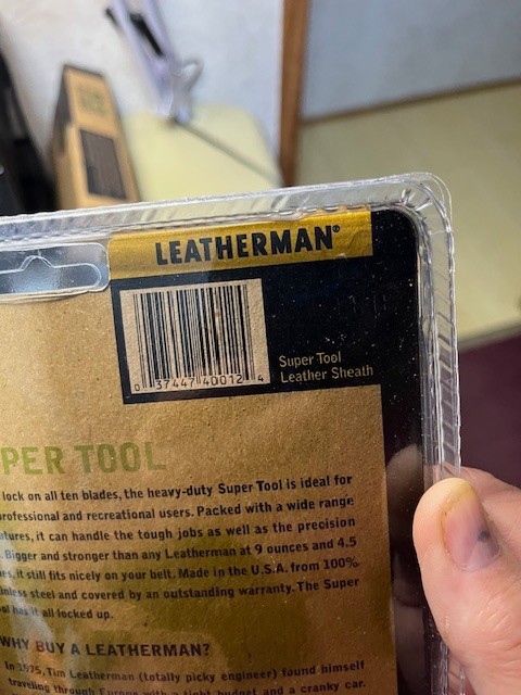 Collectible ‘98 Leatherman Original Super Tool Multitool Sheath Sealed