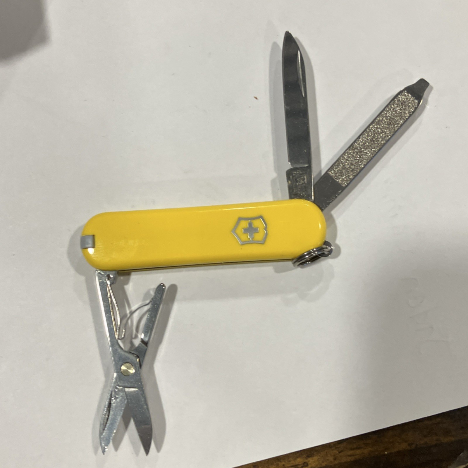 Victorinox Yellow Stainless Steel Multi-Tool Knife Scissors File