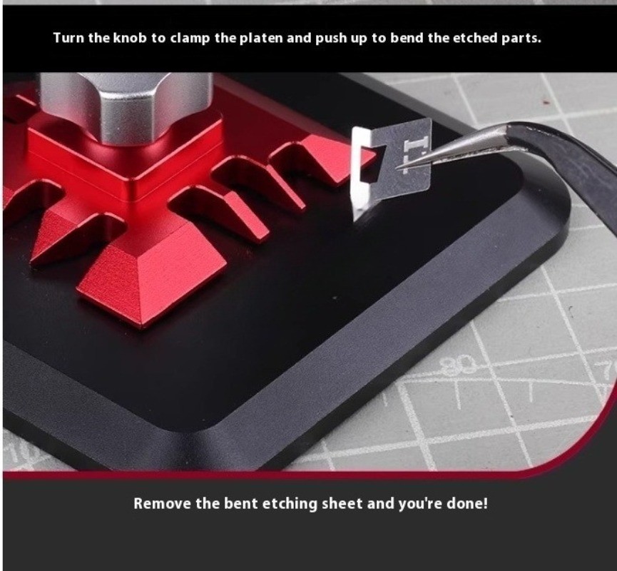 Two-in-One Universal Bench Vise Precision Model Tool Holder Etched Sheet Bending