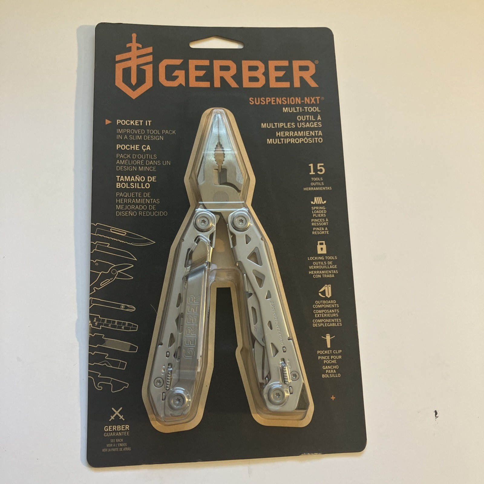 Gerber Suspension NXT 15-N-1 Multi-Tool with Pocket Clip, Model: # 31-003634