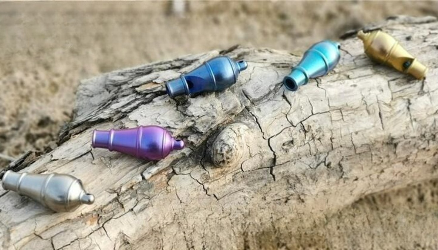 Titanium Alloy Whistle Training Warning Tool Pendant Keychain EDC Outdoor Tools