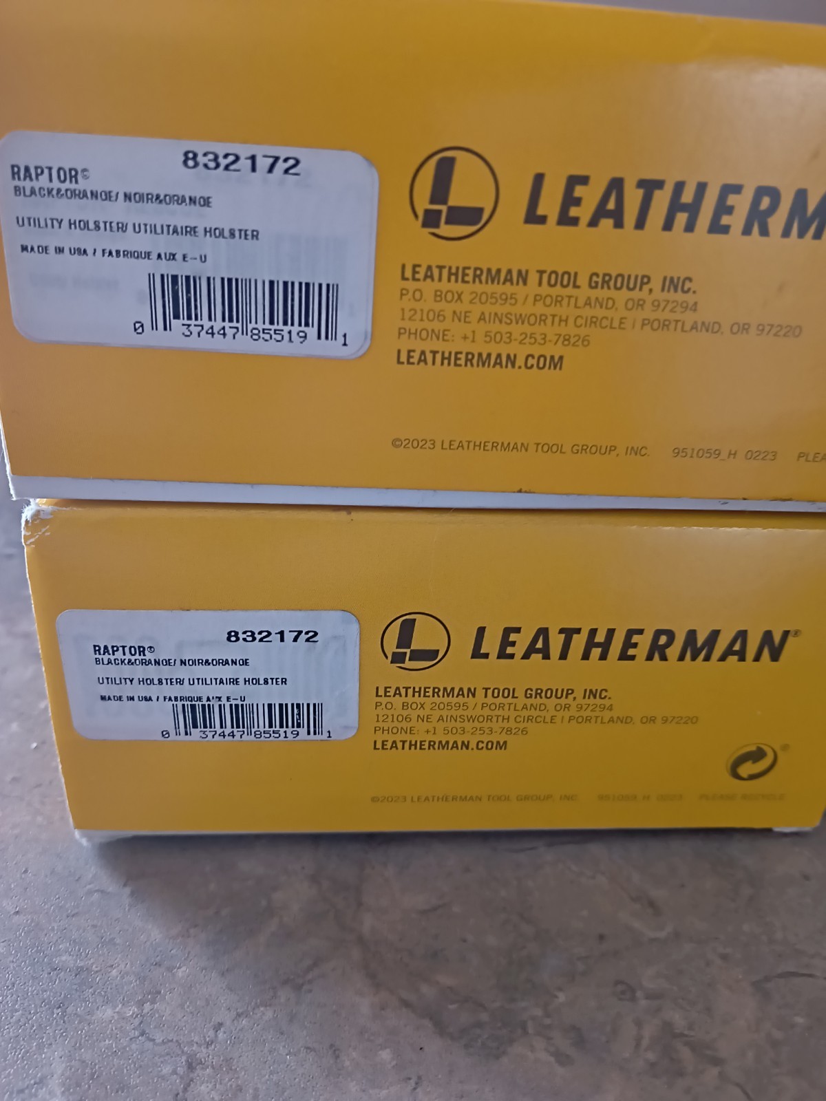New Leatherman Raptor Rescue Emergency Shears 832172 Orange / Black Lot Of 2