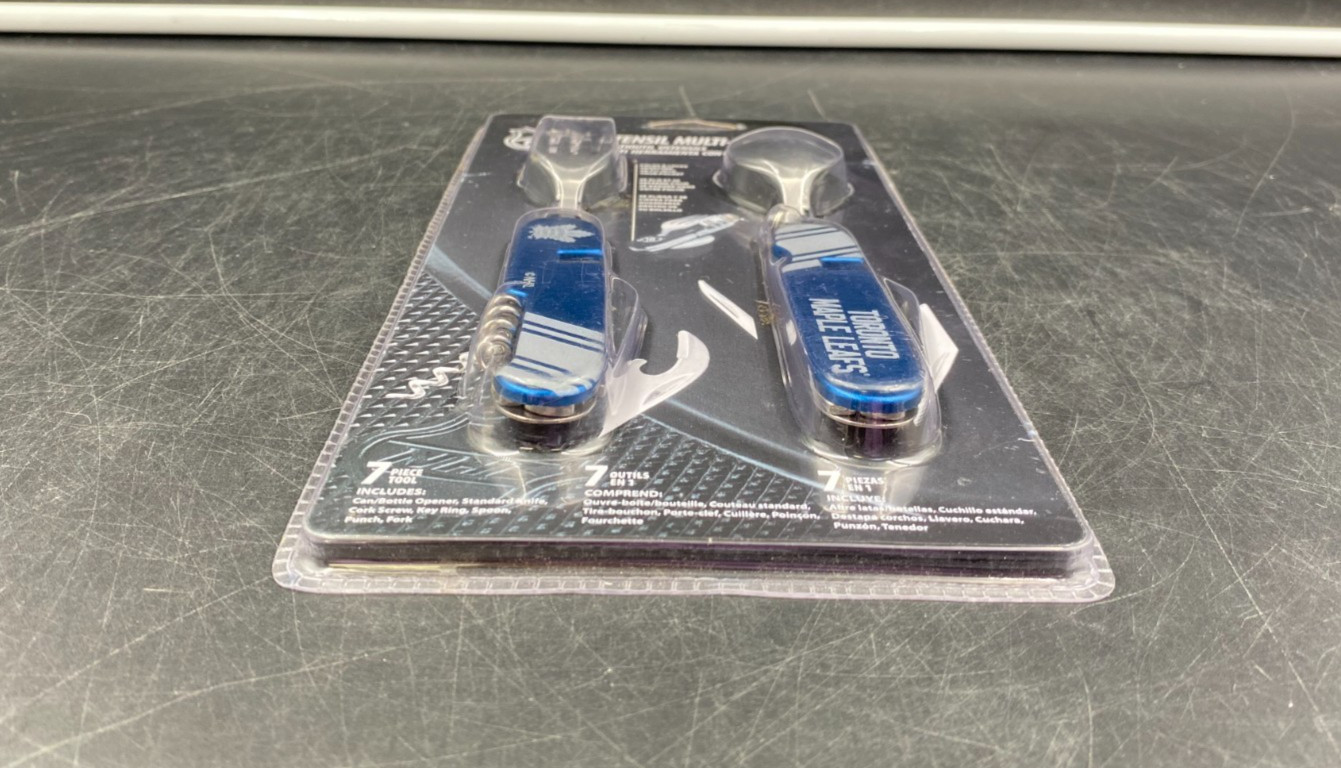 The Sports Vault NHL Toronto Maple Leafs Utensil Multi-Tool 7-Piece Tool – NEW