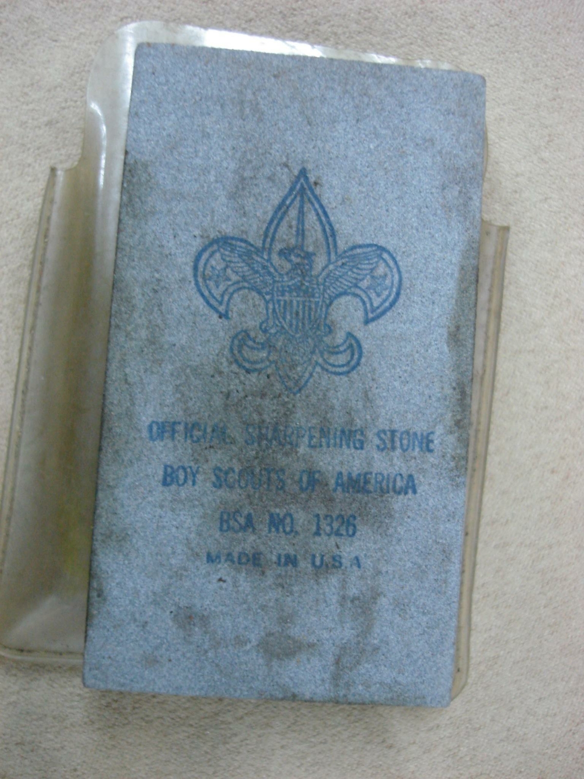 VINTAGE BOY SCOUTS OF AMERICA ASSORTED TOOLS COMPASS IN OB, WHET STONE, RAZOR!