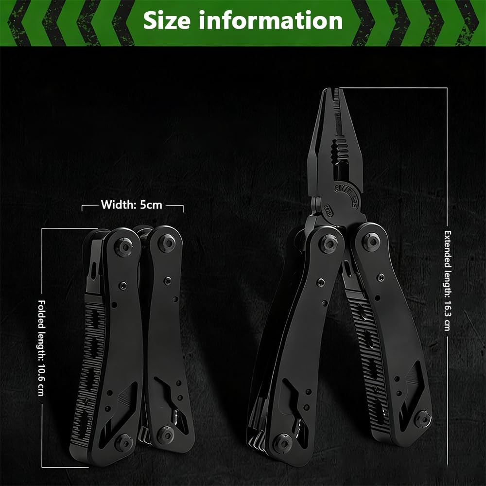 Multitool Pliers Gifts for Men, Stainless Steel Multi-Tool Pocket Me…
