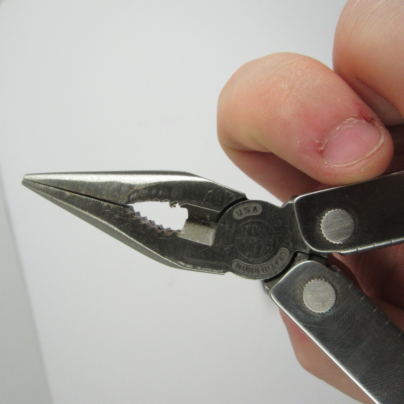 Leatherman Super Tool 1997 Multi-Tool Mint w/Leather Sheath 0997 PAT PEND USA