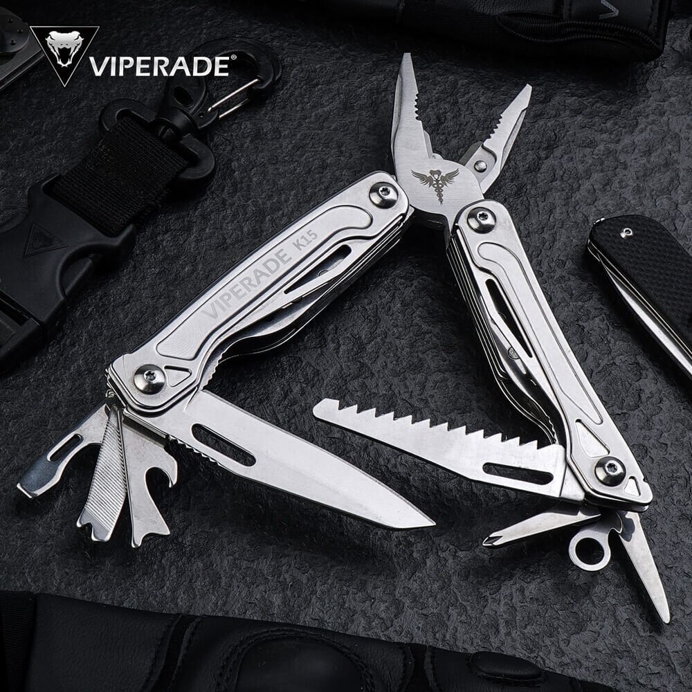 VIPERADE K15 multi-function tool pliers outdoor survival folding knife