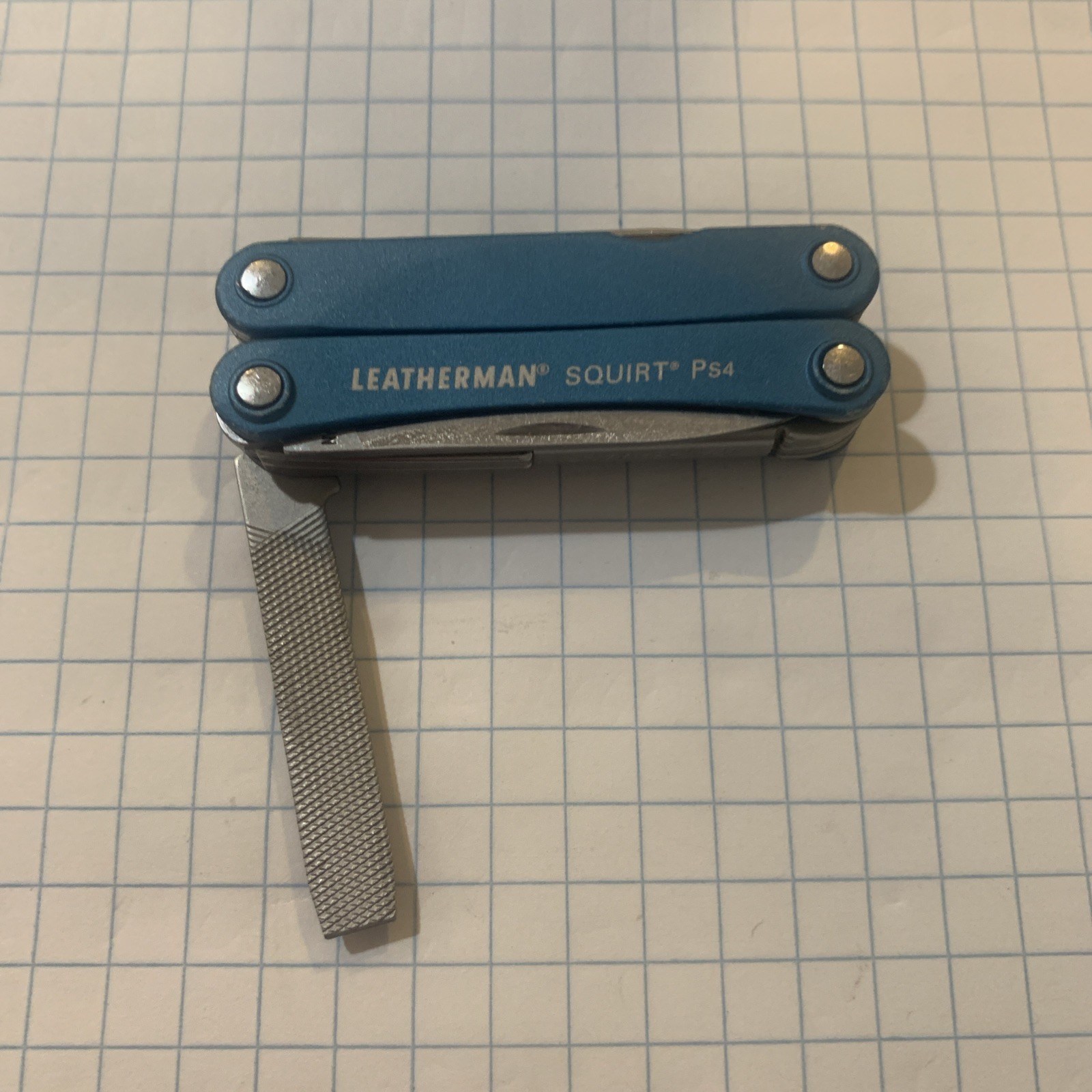 Leatherman Squirt PS4 Blue Multi Tool Rare And Retired – Super Clean EUC 9.5