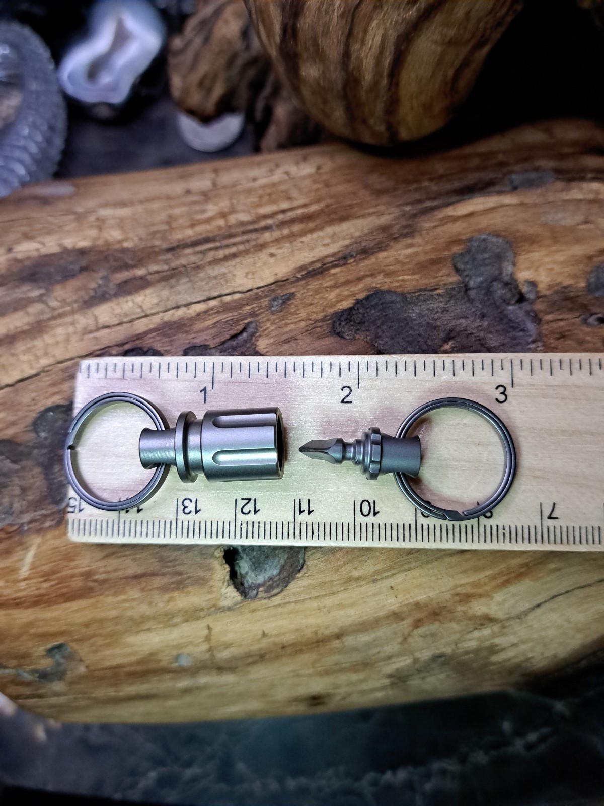 Pro Series Titanium Quick-Release Multi-Tool Swivel Keychain