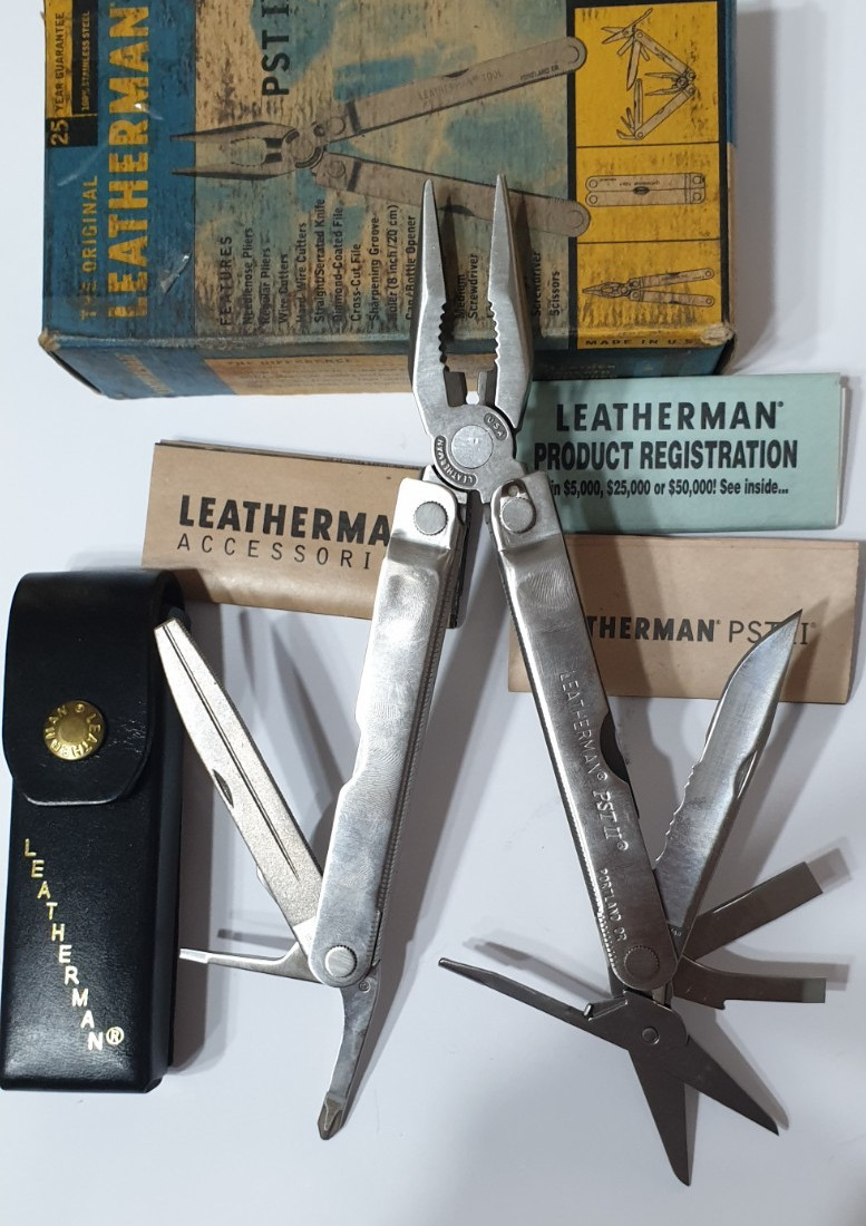 🔥 Leatherman PST II Stainless Multi-Tool New in Box Rare Retired Collectable