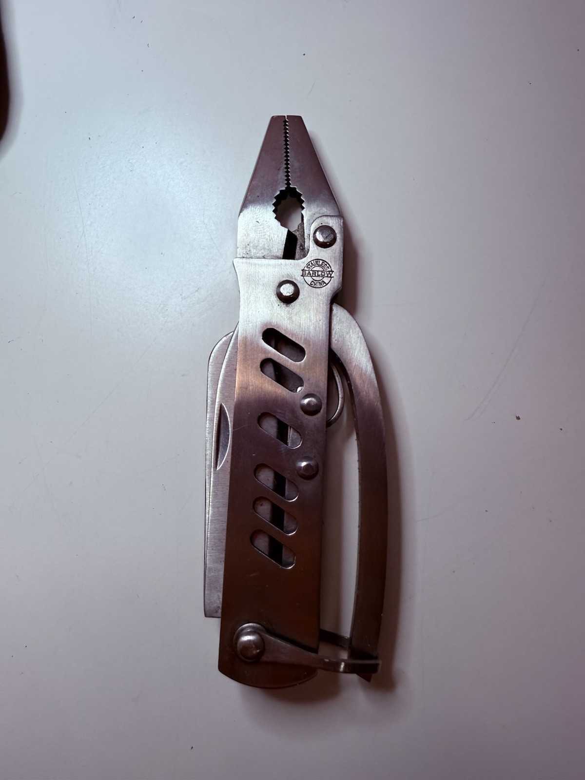 Barlow Norwood Stainless Steel Multi-Tool Pliers Knife – Box & Sheath – Vintage