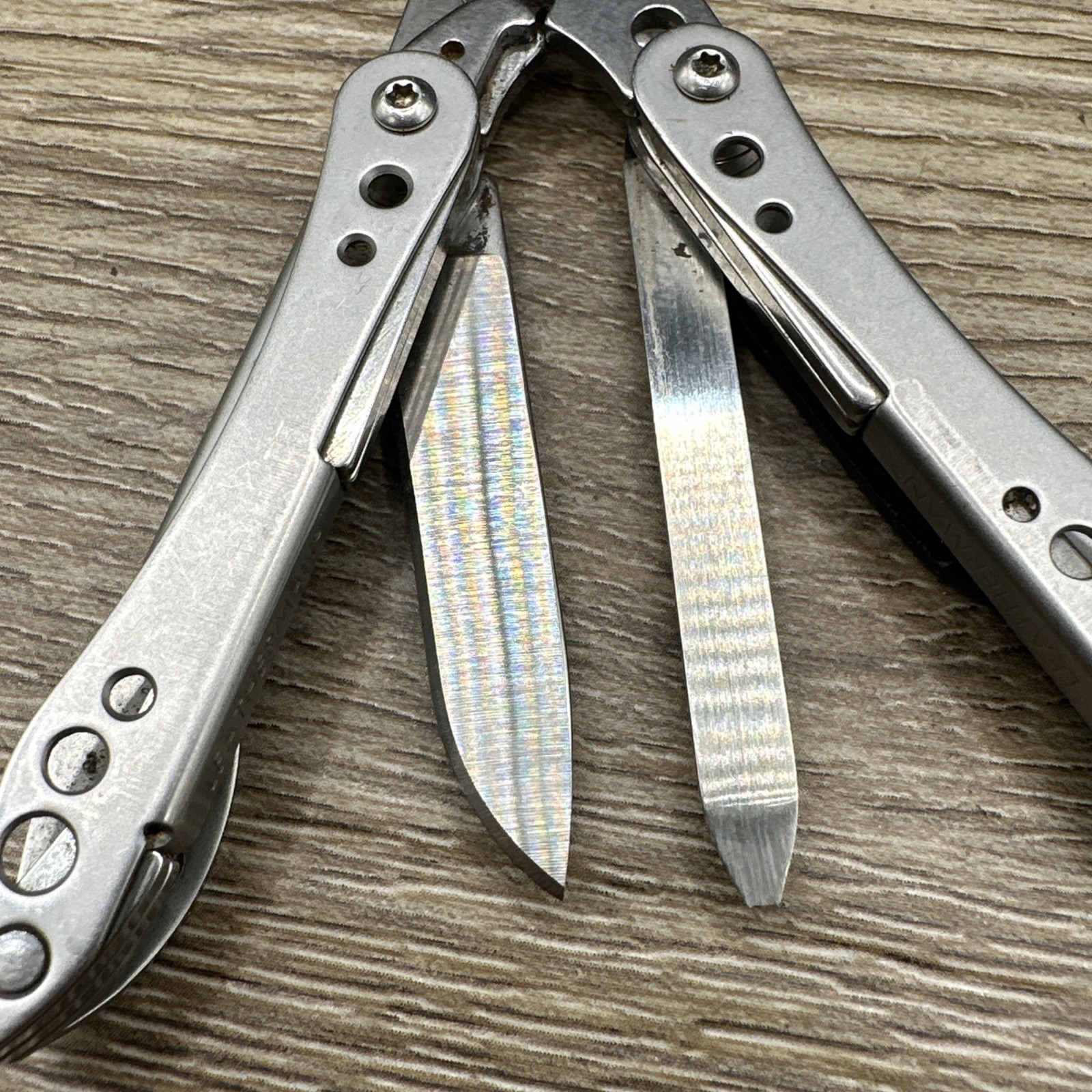 Retired Leatherman Style CS Multi Tool Knife File Scissor Carabiner Discontinued