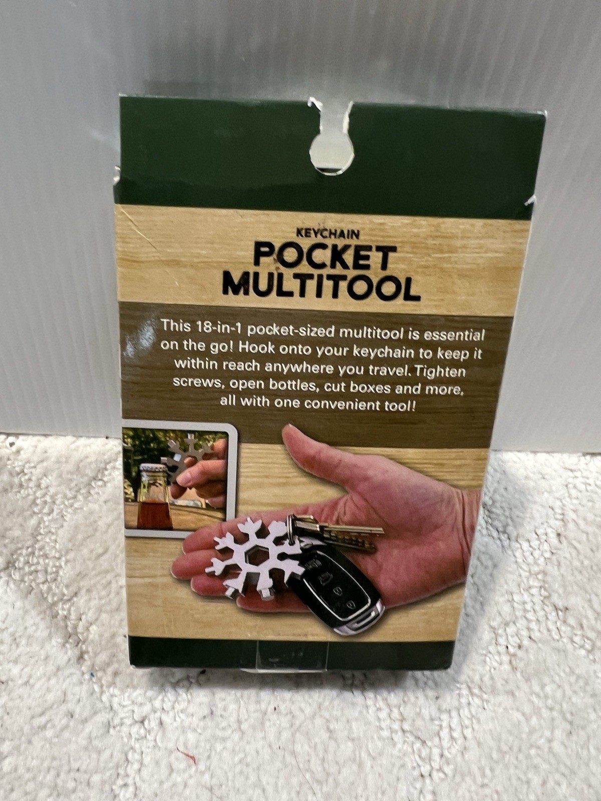 Tap Pro Bottled Beer Dispenser and Key Chain Pocket Multi-Tool 18 Tools
