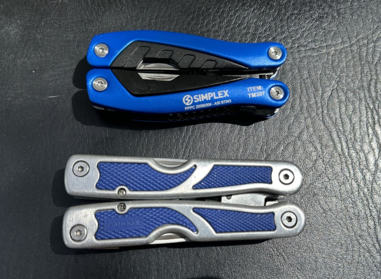 2 Multi Tools Lot Simplex Protocol Pliers Knife EDC Camping Survival Gear