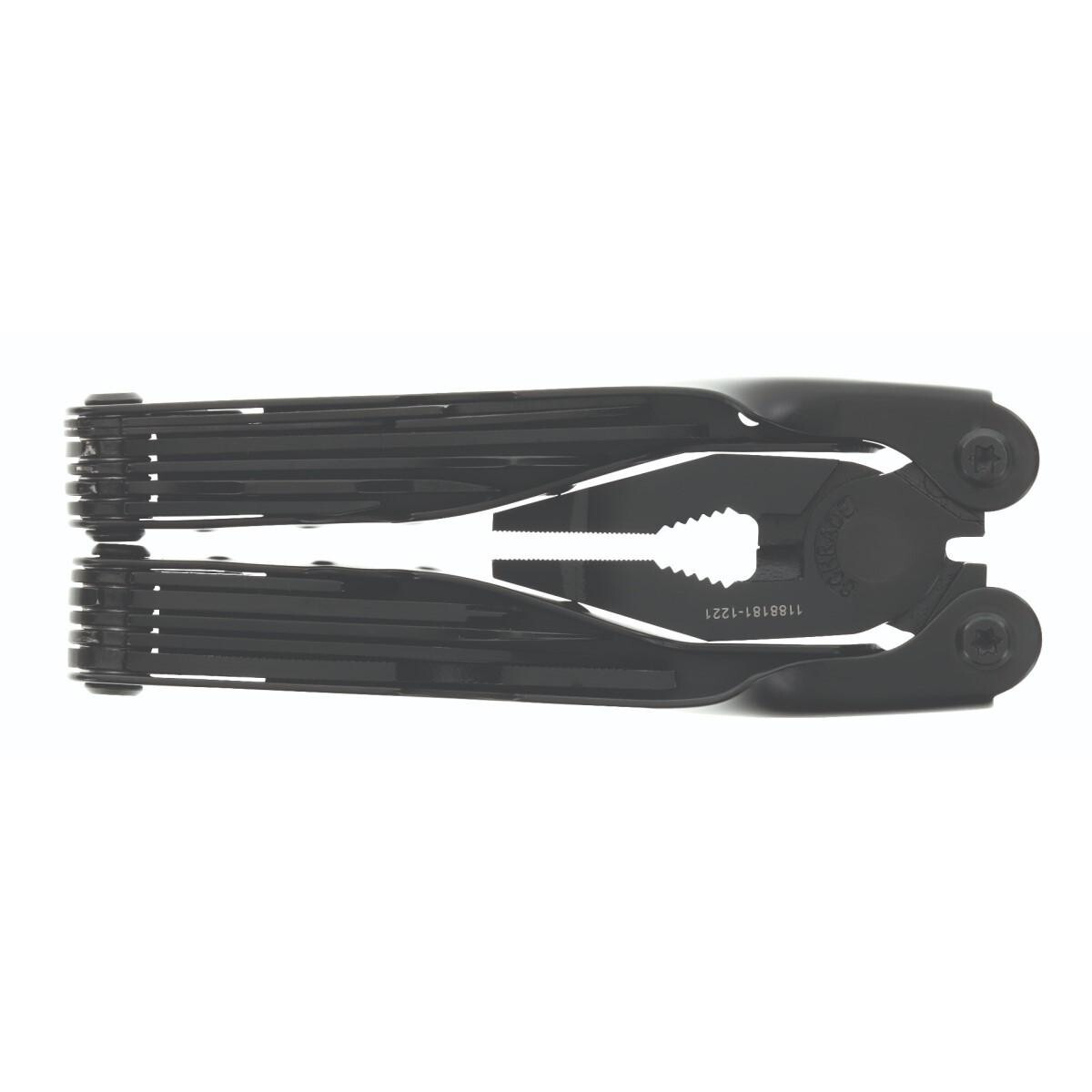 Schrade Tough Tool Black Multi-tool, 20 Tools w/ Pouch Outdoor Survival 1182533