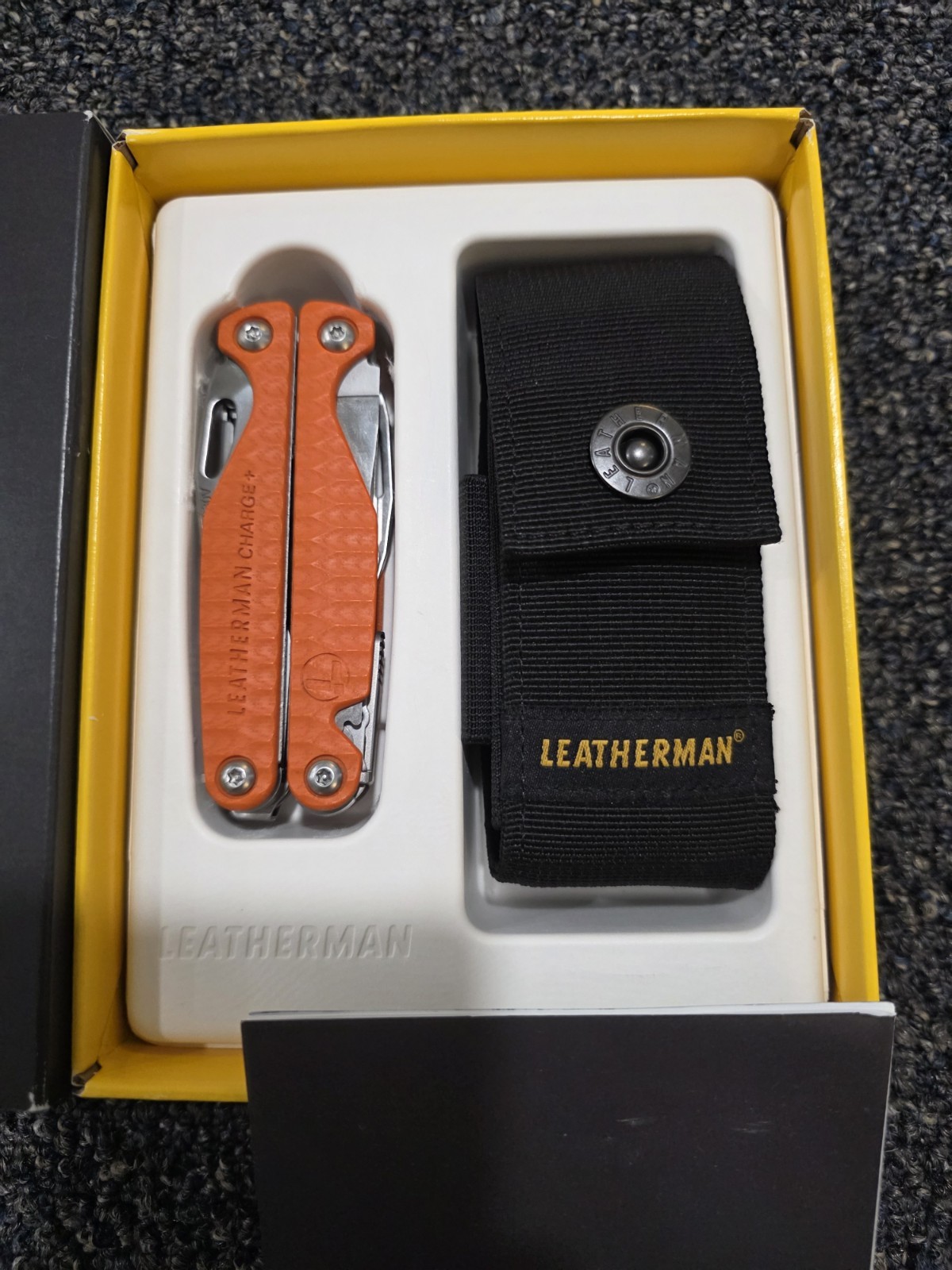 2021 Rare Leatherman Charge+ G10 Limited Edition S30V Blade Orange Multitool