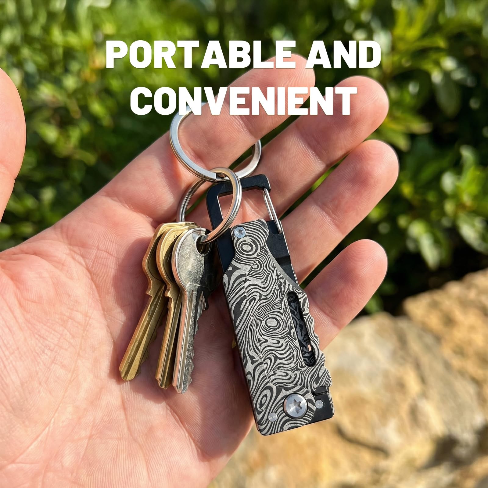 Versatile 9-in-1 Mini Multitool Knife for Camping, Hiking, Outdoor Use