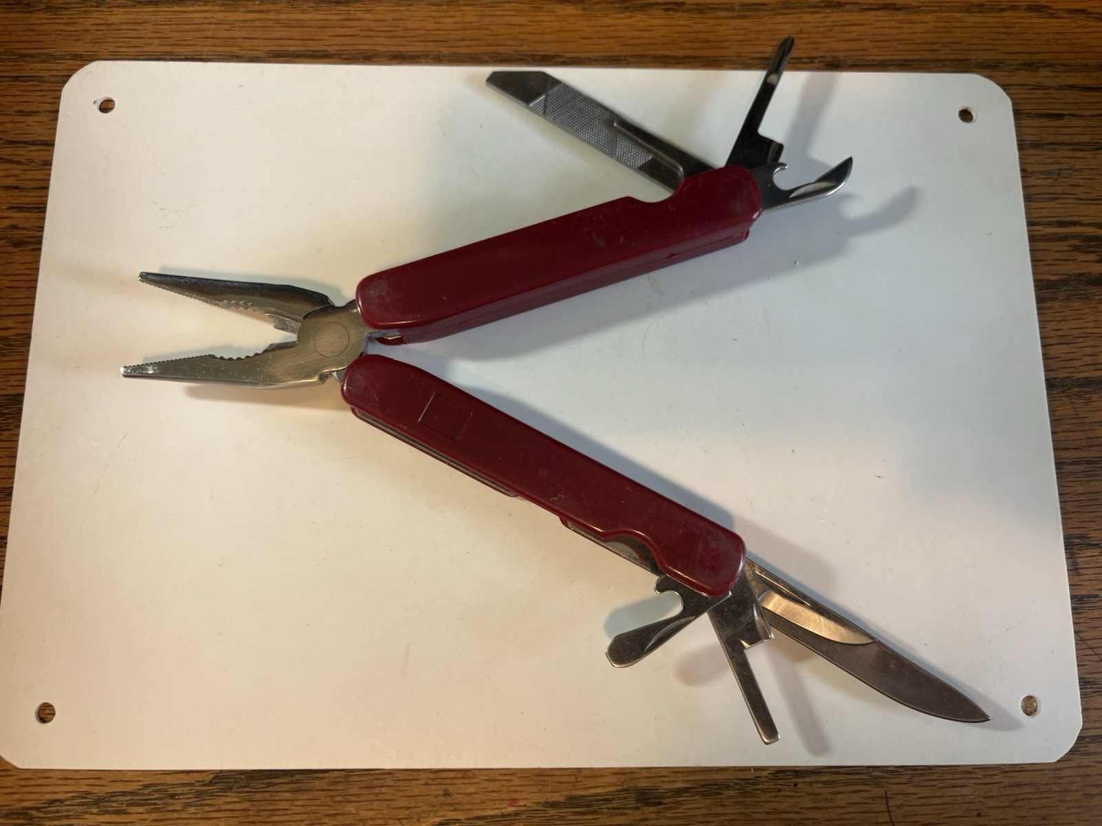 3-BRANDEDMulti-Tool with 9 Tools – Pliers Cutters Opener Flat Head Scissors L-RM