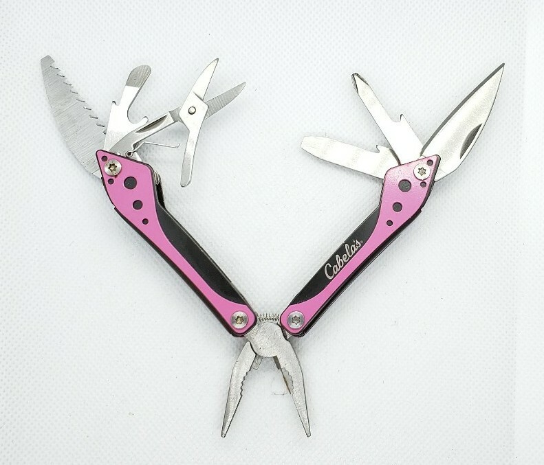 Cabelas Small Multi-Tool /Green, Orange, Purple, Silver, Red, Teal, Black, Pink