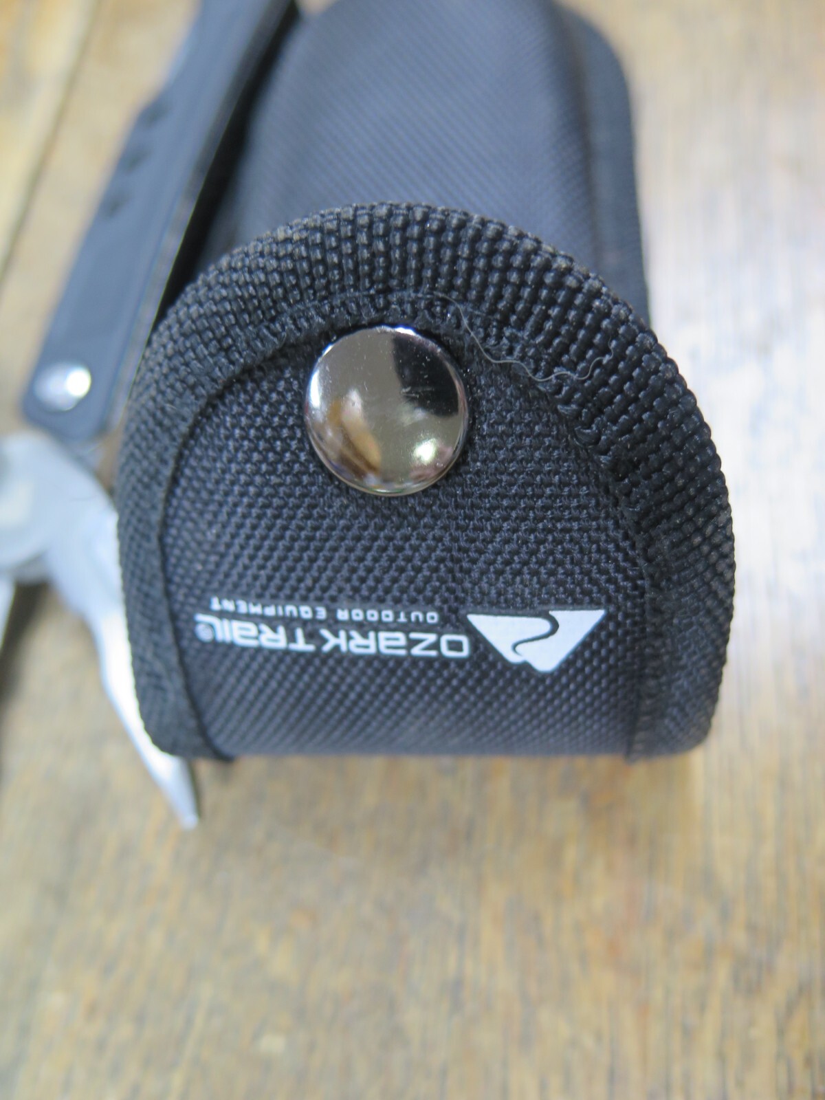 Ozark Trail Multitool Spring Loaded Pliers BLACK HANDLE WITH SHEATH