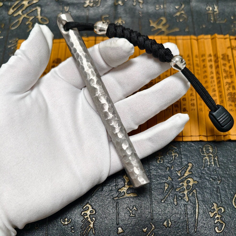 Handmade Solid Titanium Tactical EDC Self Defense Keychain – Legal Carry