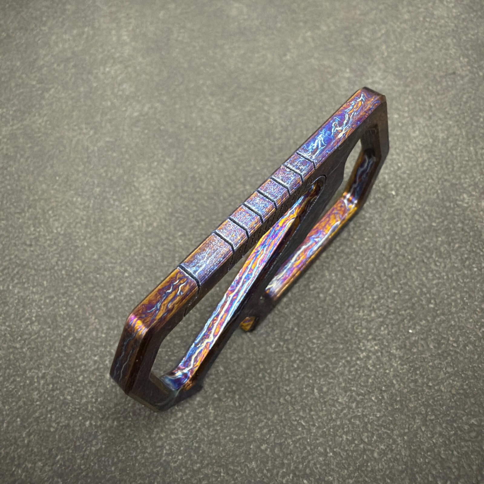 RIHE Design TC4 Titanium Key Chain EDC Bottle Opener Crowbar -Color