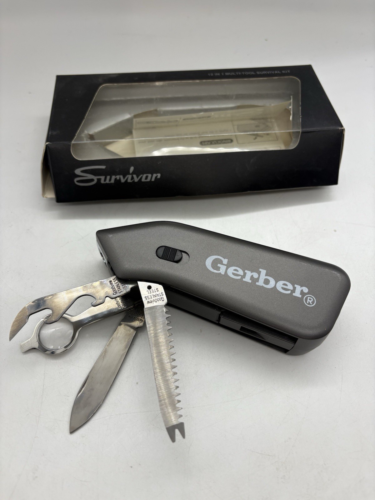 Gerber 12 In 1 Multi-tool Survival Kit (a10)