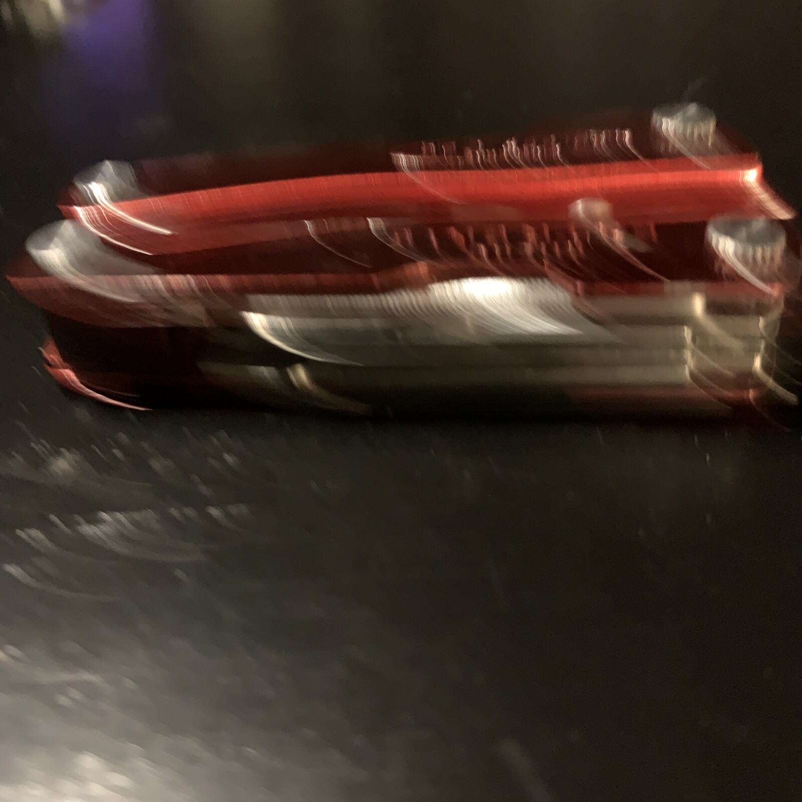 Vintage Micro Extreme Pro Series Multi-tool Red Stainless Steel Titanium Tool