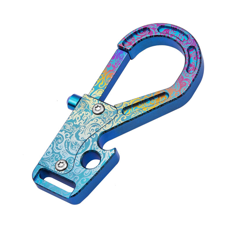 Titanium Alloy Keychain Bolt Action Key Pendant Outdoor Opener Portable Tool