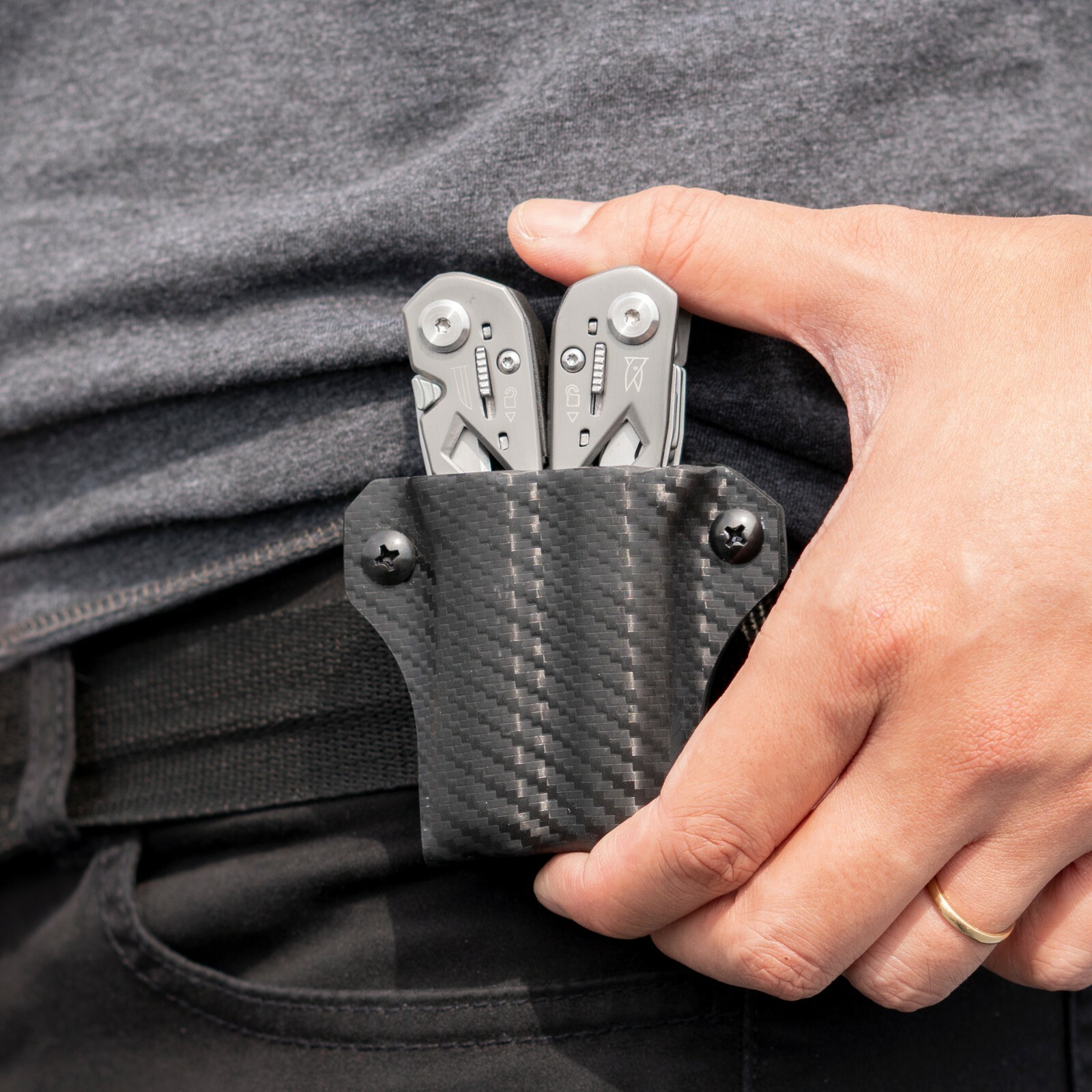 Clip & Carry Kydex Multi-Tool Sheath Holder for GERBER SUSPENSION – Made in USA