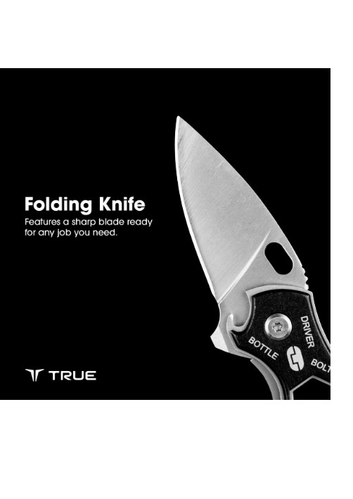 True Utility SmartKnife 11-in-1 Multi Tool Weatherproof Case TU573