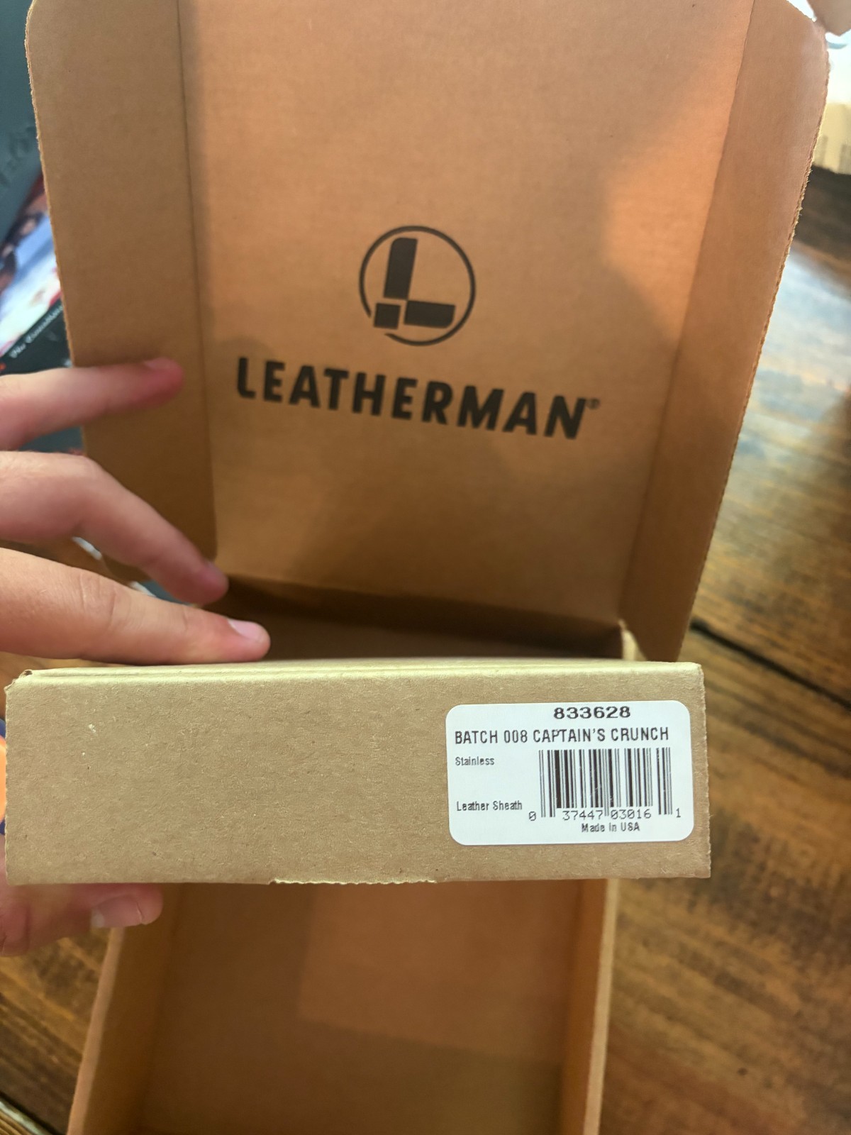 Leatherman Garage Batch 008 Captain’s Crunch Limited Edition Multi-Tool IN HAND