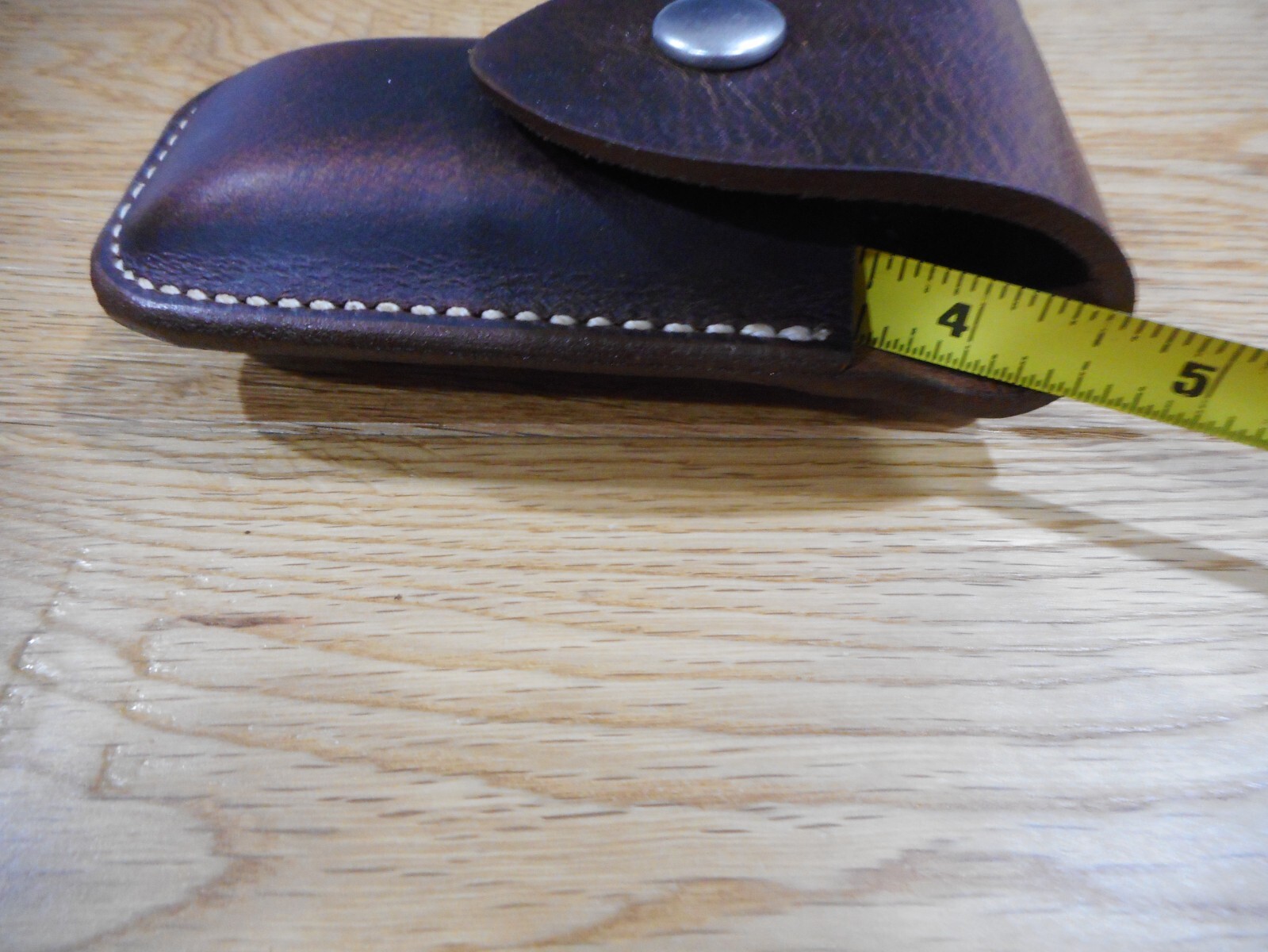 Leatherman Wingman or Rebar leather sheath. Plain flap. Sheath only.
