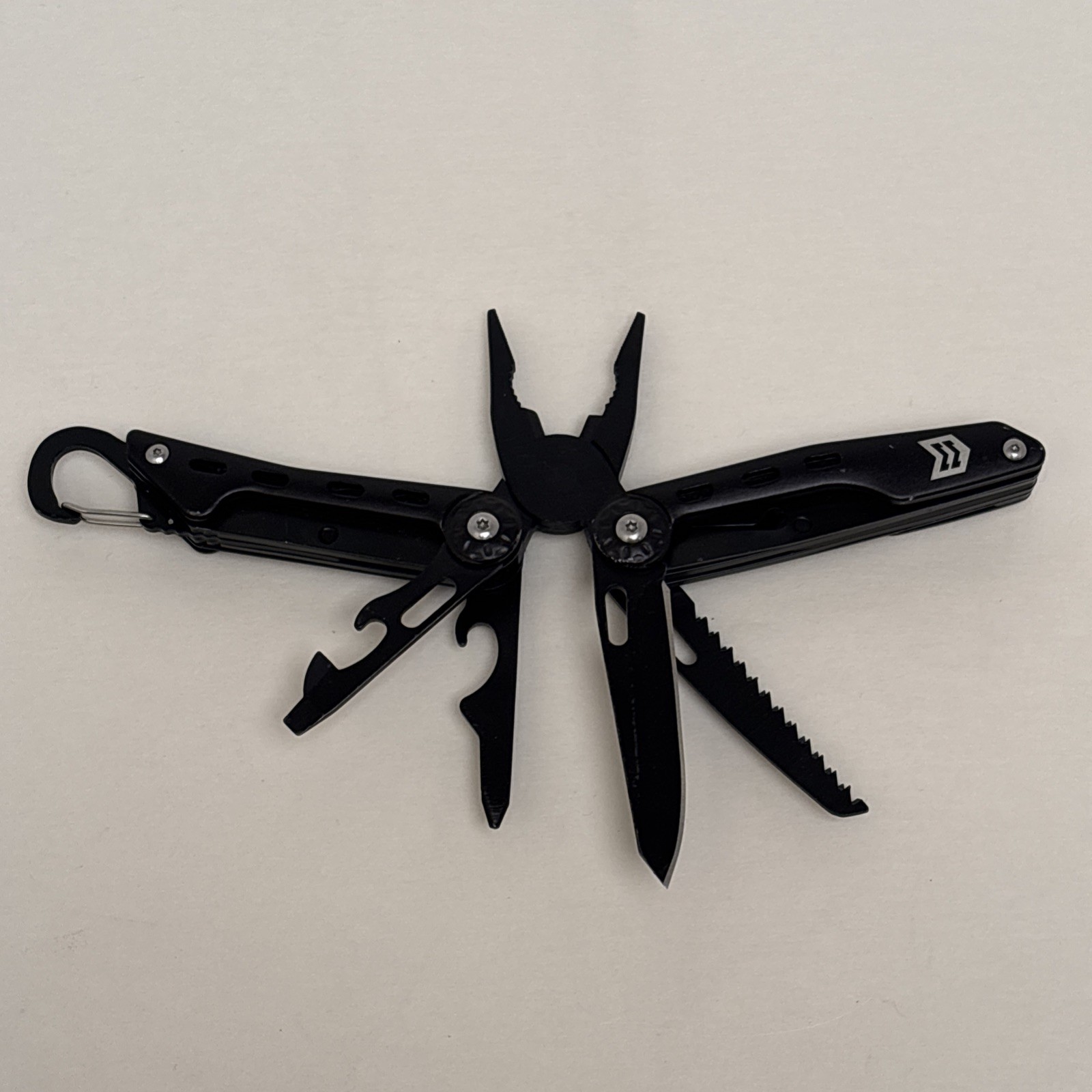 Trail Blazer Multi Tool Black Tactical Hunt Camp Survival Fish Bugout Quality