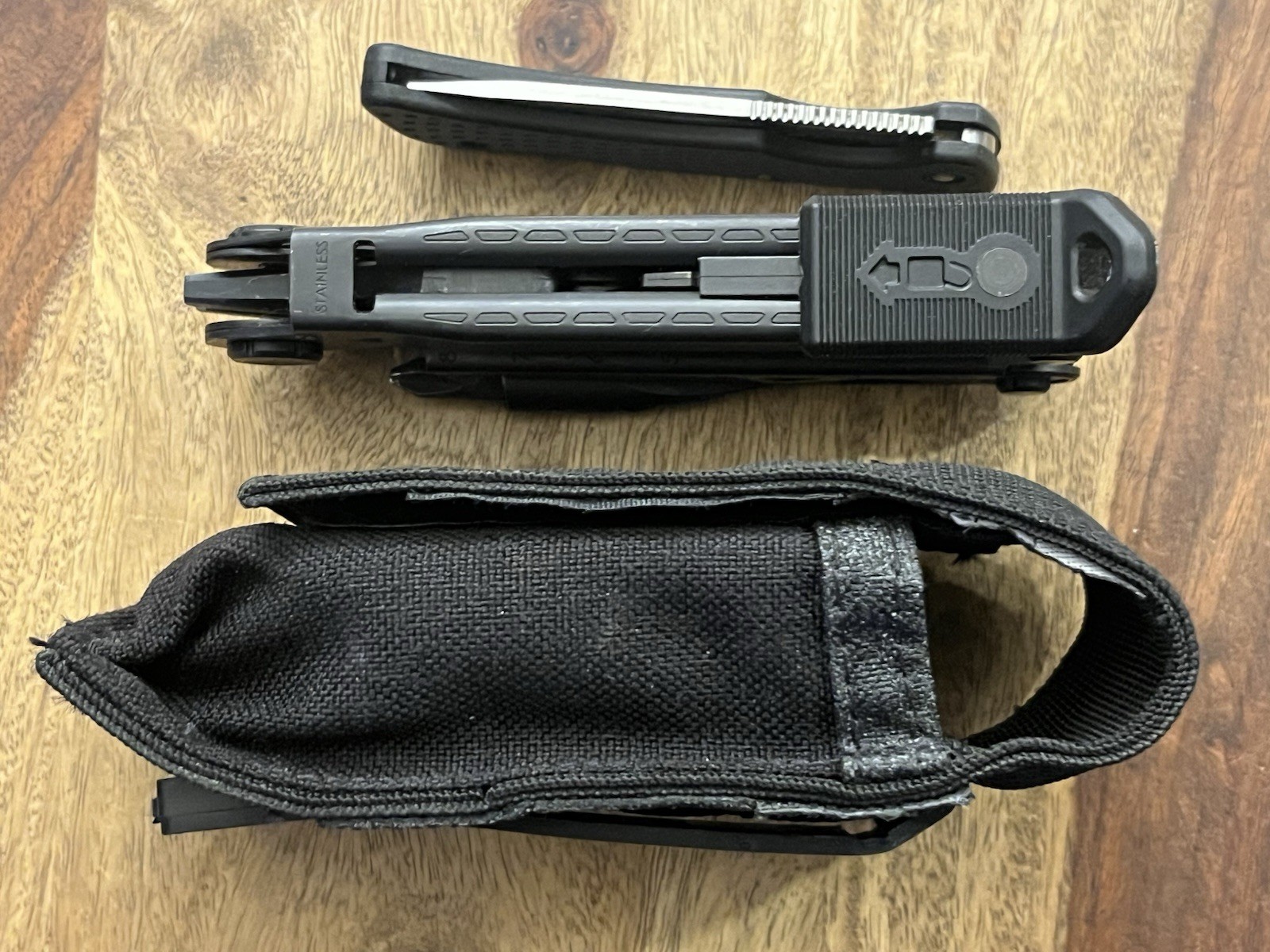Gerber Center Drive Multi Tool Black USA Excellent Cond w/Sheath & US1 Lot Of 2