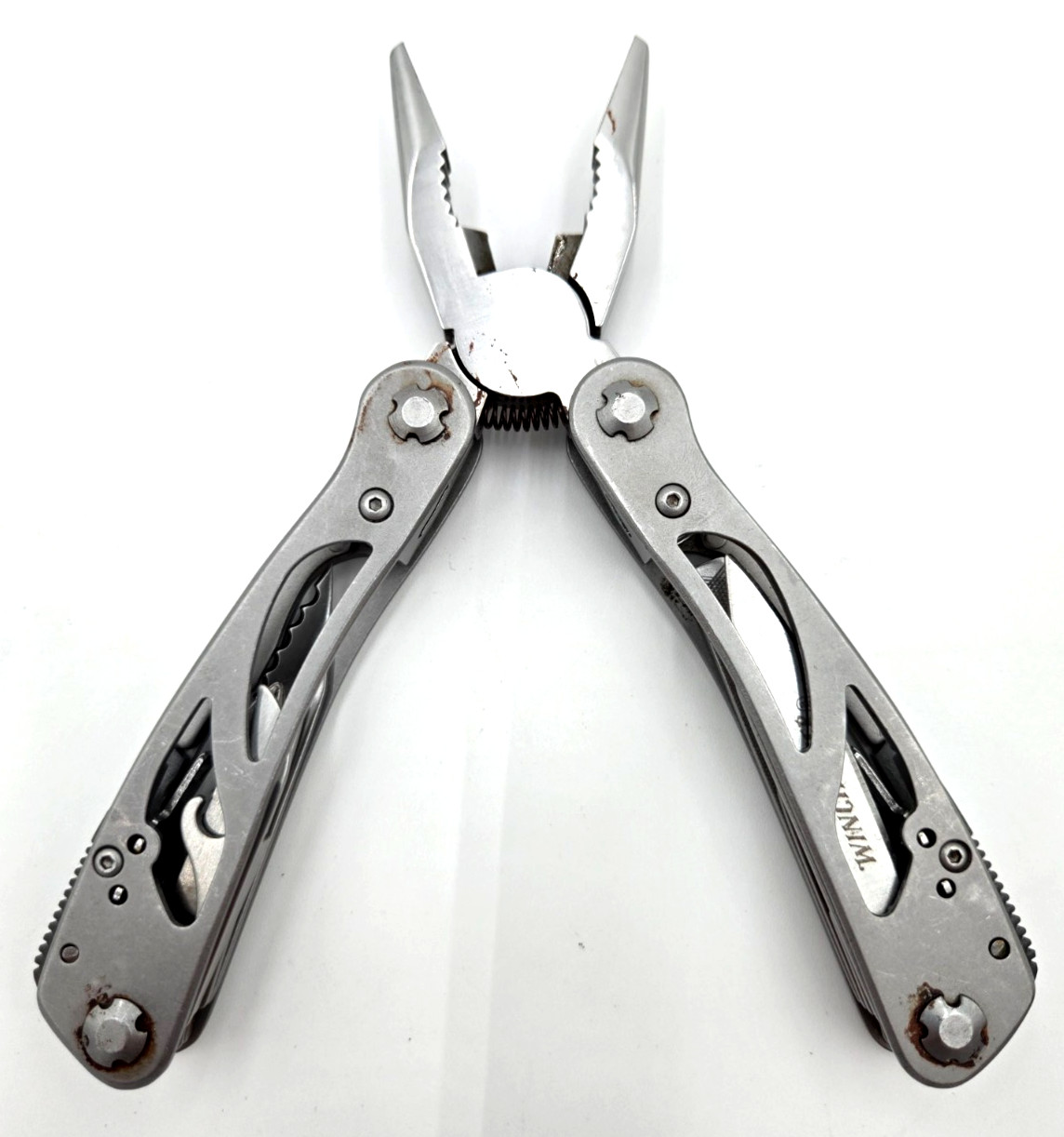 Lot of 3 Multi Tools Husky Winchester Appalachian Trail w/ Leather Pouch EDC