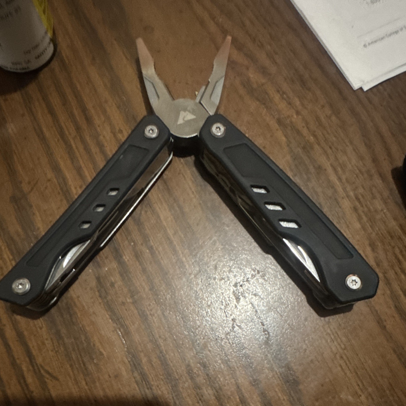 Ozark Trail Multi-Tool Black/Silver Stainless Steel w/ Sheath Plier Knife Saw