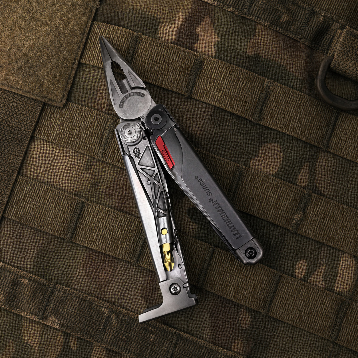 Stainless Stand Base for Leatherman Surge Tail Support Hammer Mod
