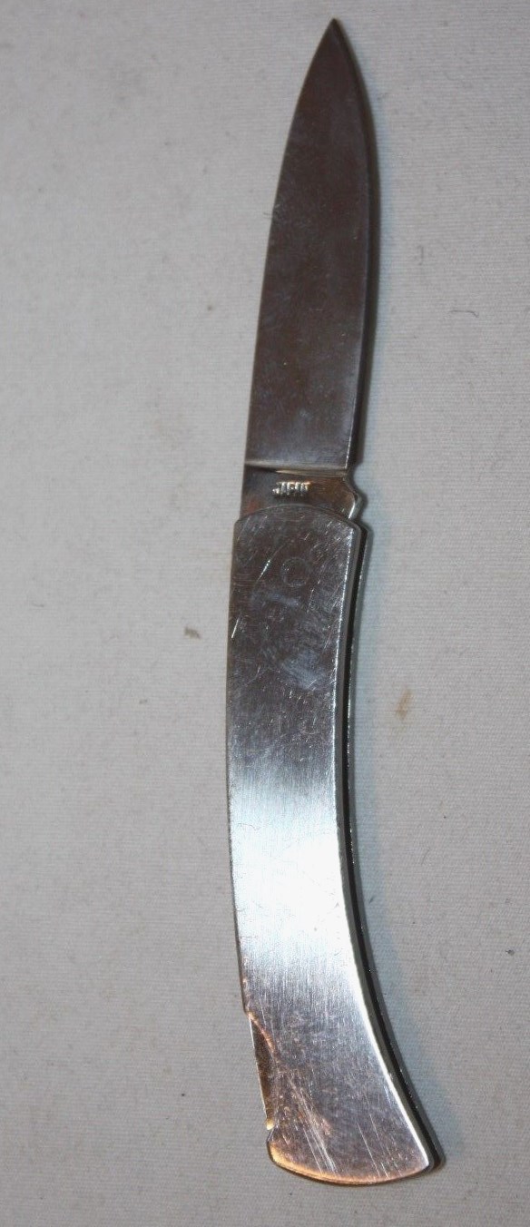 VG+ BROWNING JAPAN “SMALL BUT MIGHTY” 304 STAINLESS STEEL LOCKBACK 4.25″ OPENED
