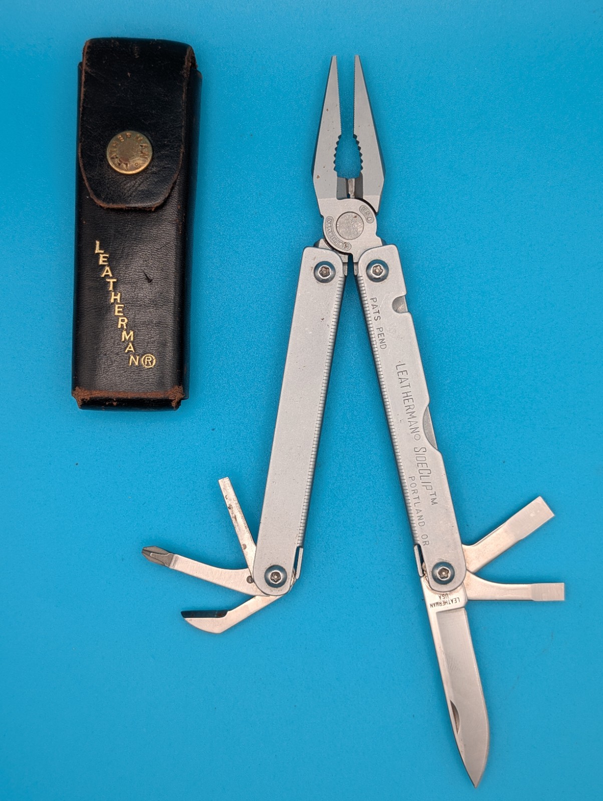 Leatherman SideClip Multi-Tool! With Sheath! 03/98 DATE STAMP! RARE!