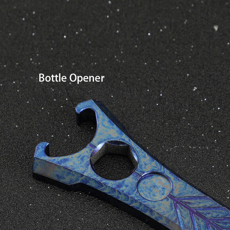 EDC Titanium Alloy Tactical Crowbar Multi Tools Outdoor Survival Pry Bar Wrench