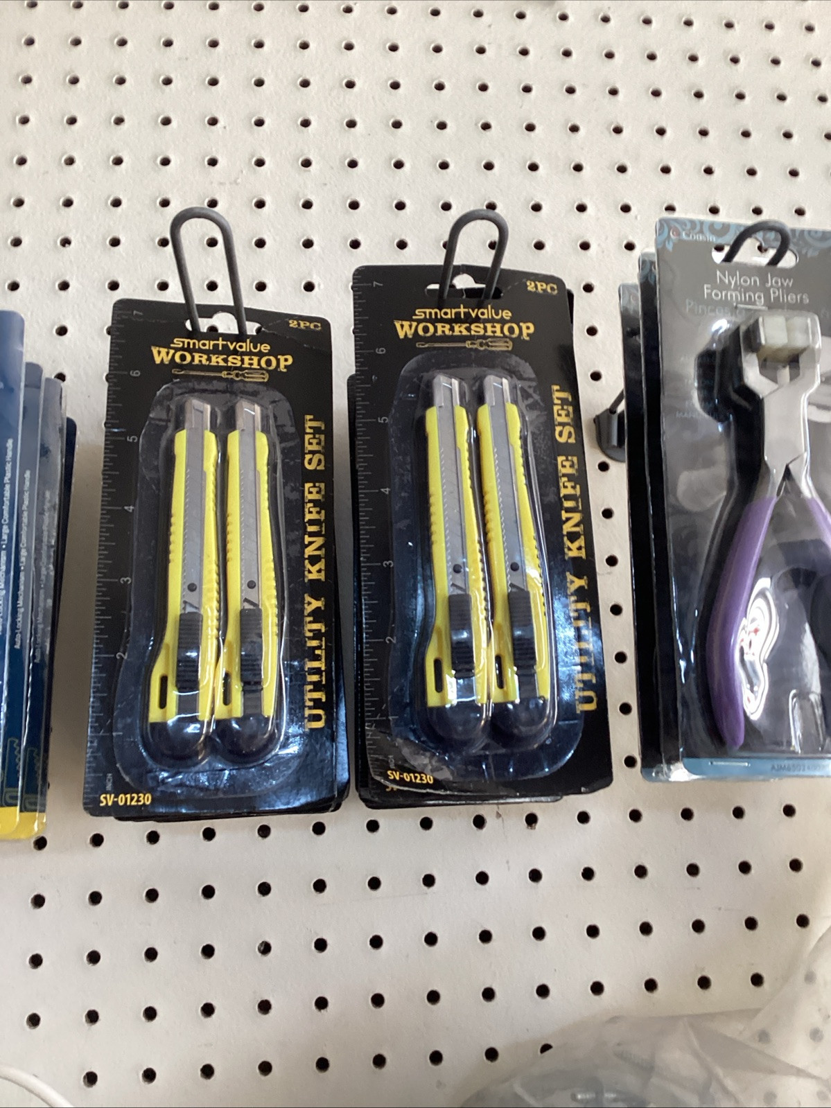 NEW SmartValue Workshop 2pc Utility Knife Set (SV01230)